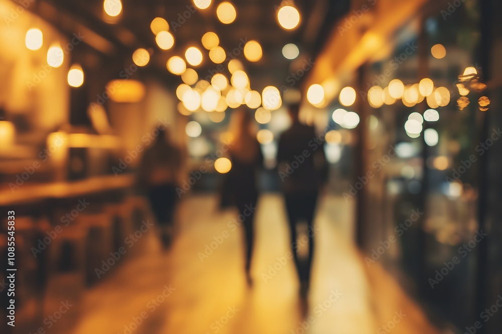 Blurred image of Businesspeople walking through a modern coworking space, wooden interiors, warm lighting Business concept, motion bokeh background Blurred image of Businesspeople walking through a modern coworking space, wooden interiors, warm lighting Business concept, motion bokeh background