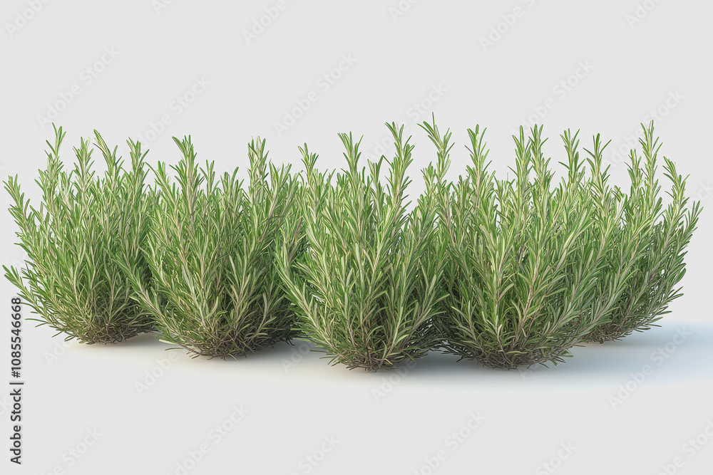 Aromatic Herbs Collection in Isolated on White Background for Use in Culinary, Gardening, and Natural Health Themed Projects Aromatic Herbs Collection in Isolated on White Background for Use in Culinary, Gardening, and Natural Health Themed Projects