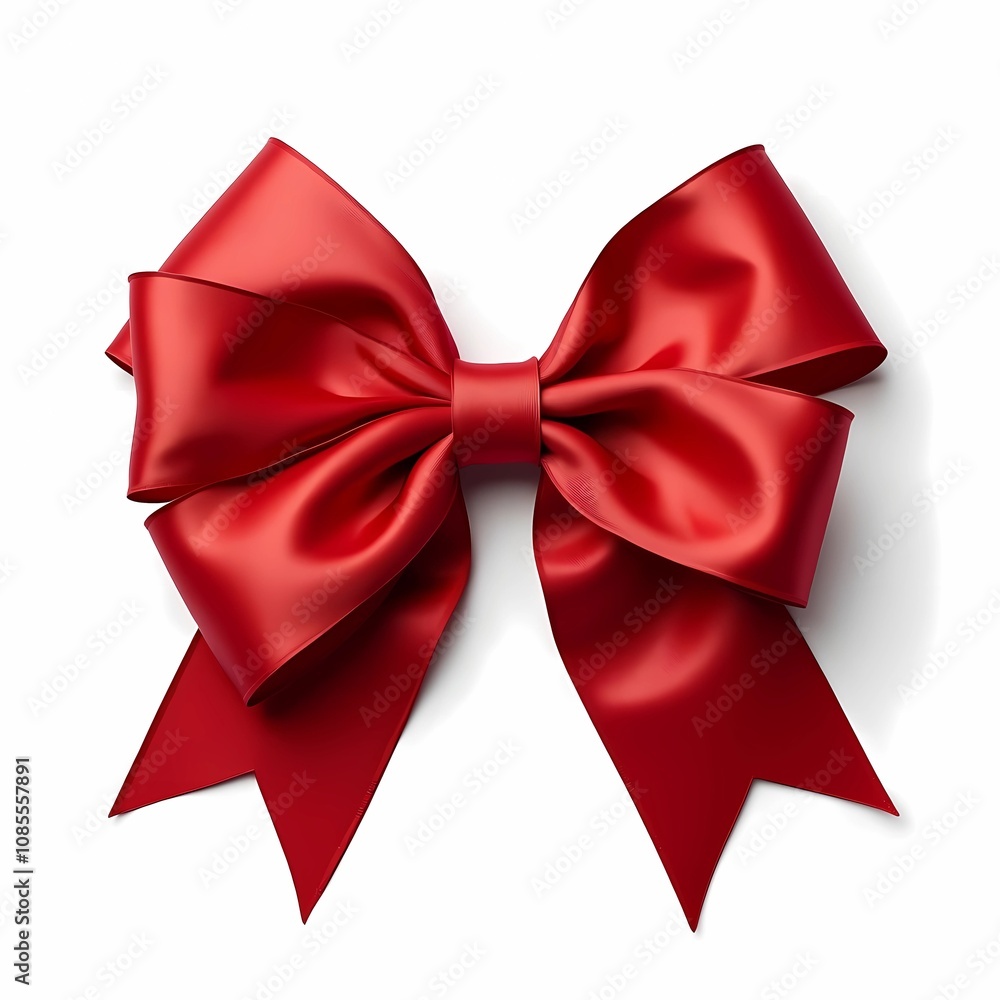 red bow isolated on white red bow isolated on white