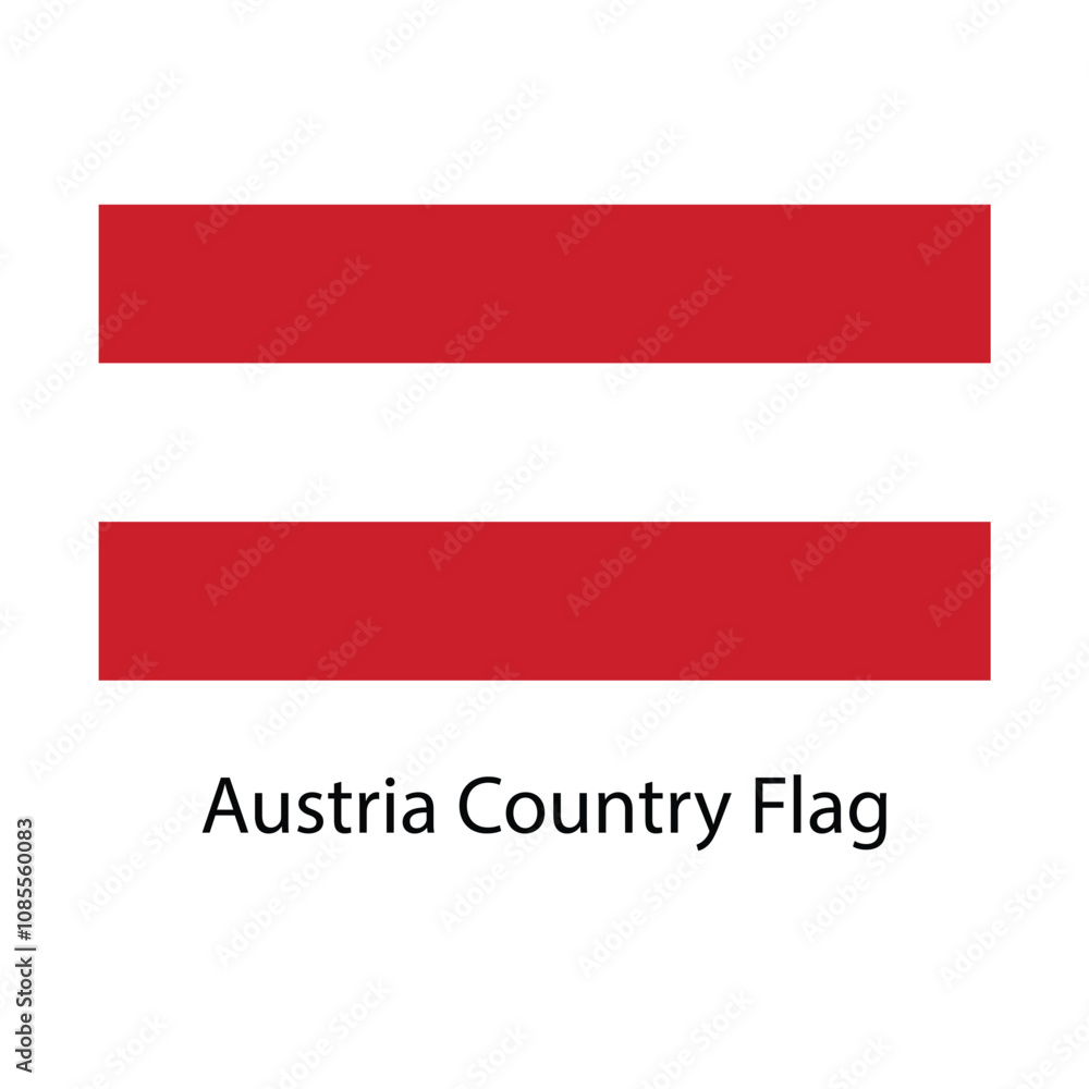 Austria Country Flag hand drawing illustration vector based drawing Austria Country Flag hand drawing illustration vector based drawing