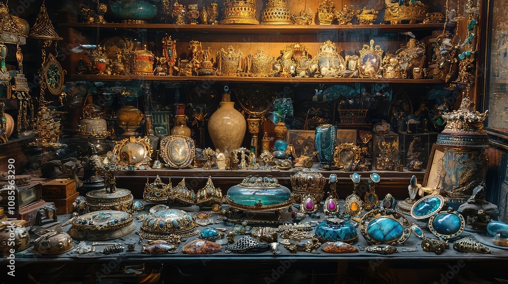 Ancient Artifacts and Treasure Room Display Ancient Artifacts and Treasure Room Display