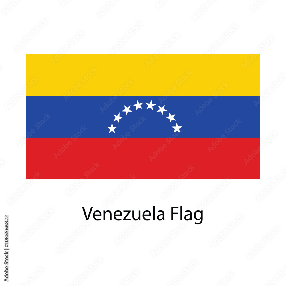 Venezuela Flag hand drawing illustration vector based drawing Venezuela Flag hand drawing illustration vector based drawing
