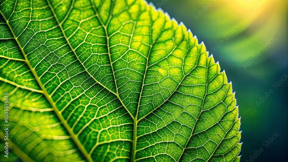 The intricate network of veins in a green leaf, illuminated by the sun's rays, reveals the delicate structure of nature's artistry. The intricate network of veins in a green leaf, illuminated by the sun's rays, reveals the delicate structure of nature's artistry.