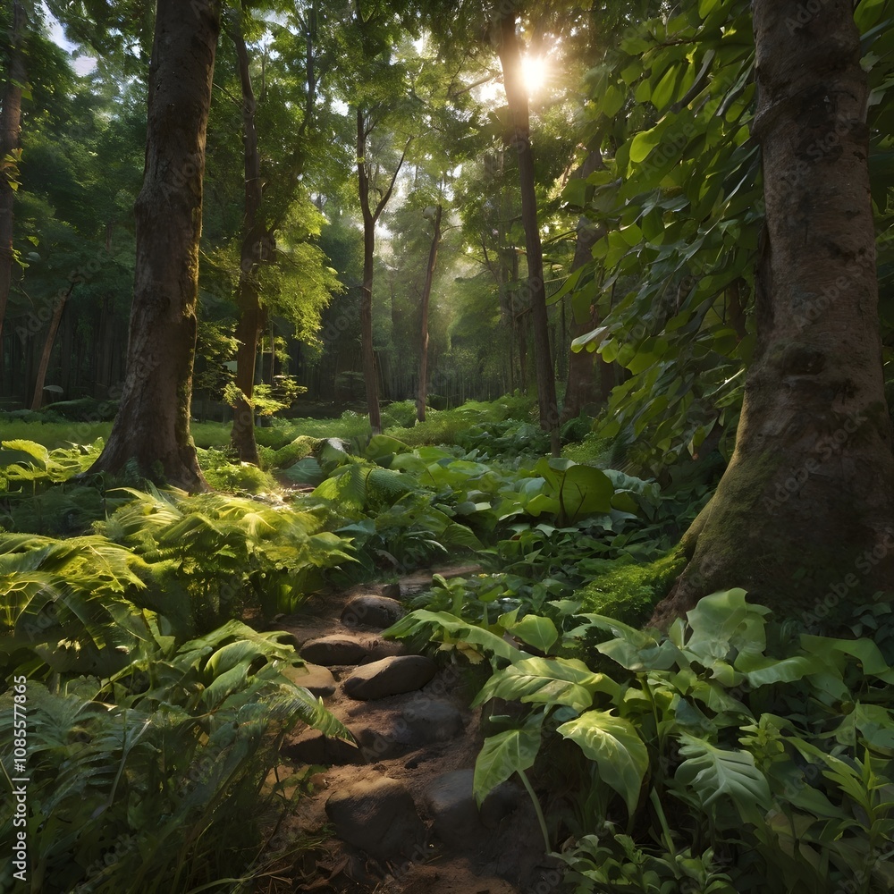 path in the forest path in the forest