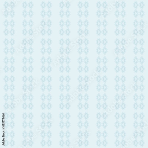 seamless pattern with blue flowers