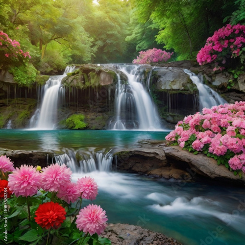 waterfall in the forest