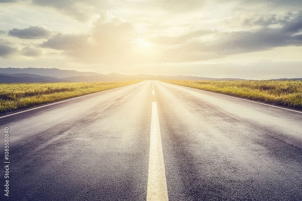 Fototapeta premium a peaceful road