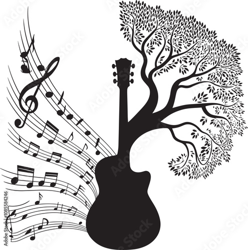 Guitar Silhouette