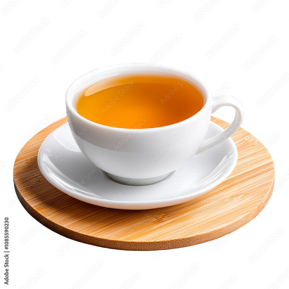 Warm and Inviting Cup of Herbal Tea on a Wooden Serving Tray with a Minimalistic Design Highlighting Tranquility and Relaxation for Cozy Moments Warm and Inviting Cup of Herbal Tea on a Wooden Serving Tray with a Minimalistic Design Highlighting Tranquility and Relaxation for Cozy Moments