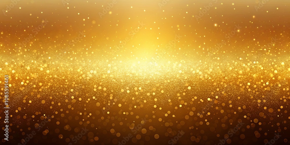 Golden Glitter Background with a Gradient of Light and Dark Tones Golden Glitter Background with a Gradient of Light and Dark Tones