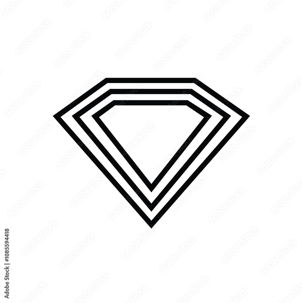 Diamond icon vector. diamond gems vector icon. Diamond icon vector. diamond gems vector icon.