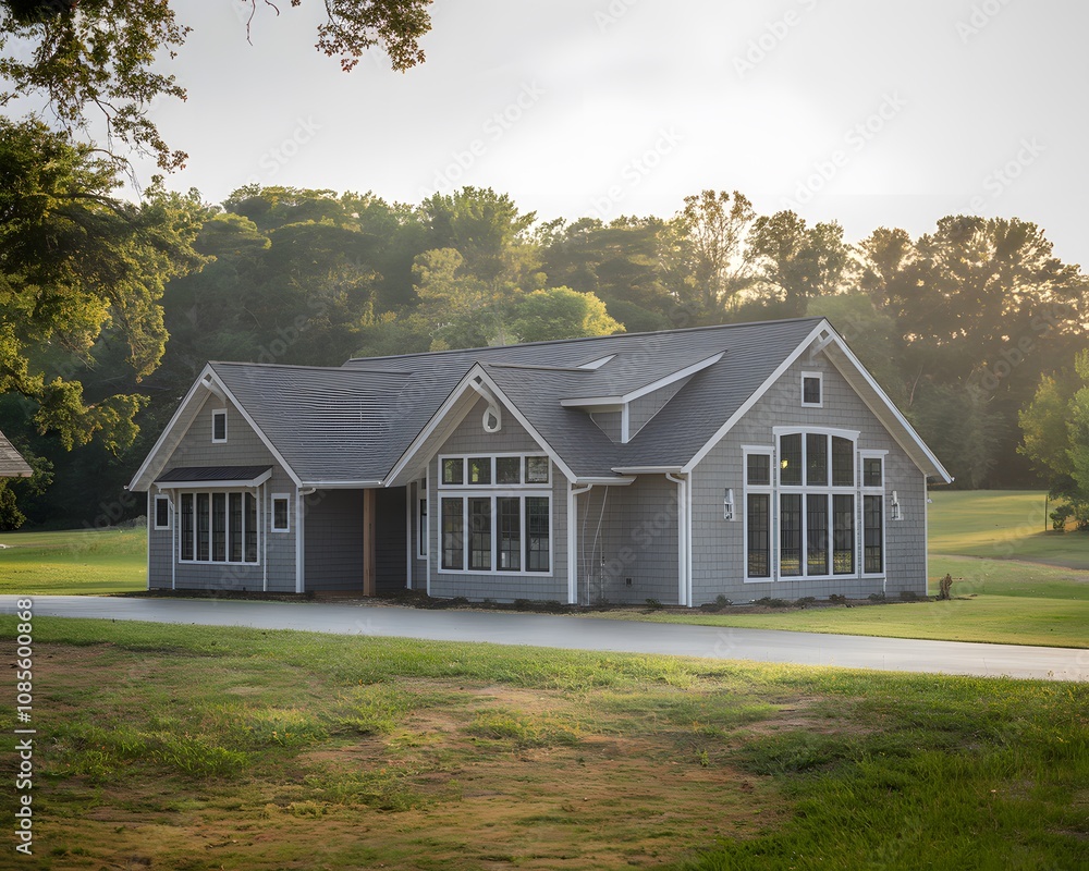 Obraz premium Mockup of a house