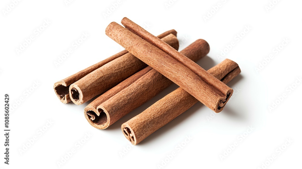 cinnamon sticks isolated on white cinnamon sticks isolated on white
