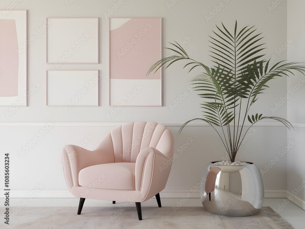 Multiple Frames mockup. Interior mockup with house background. Modern interior design. Best room decorating ideas Multiple Frames mockup. Interior mockup with house background. Modern interior design. Best room decorating ideas