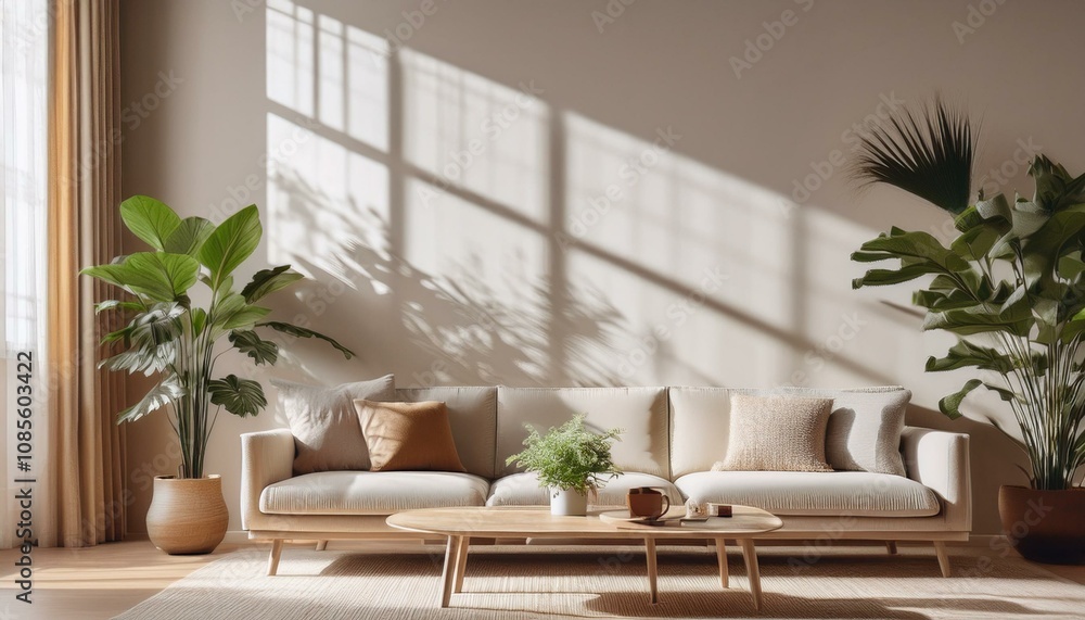 Fototapeta premium Open spaces invite relaxation and mindfulness. 