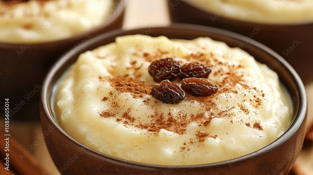 Creamy Rice Pudding with Cinnamon and Raisins Creamy Rice Pudding with Cinnamon and Raisins