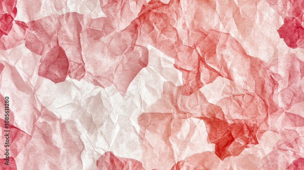Fototapeta premium Seamless pattern featuring dirty art print with gradient watercolor blots and romantic crumpled grunge texture for creative designs