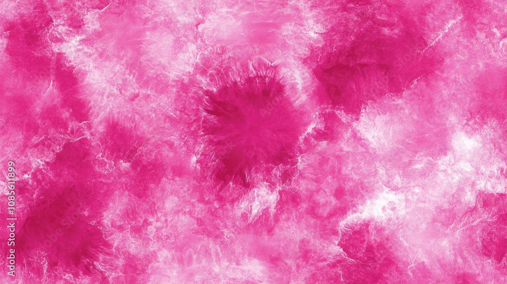 Fototapeta premium Seamless love pink tie dye geometric pattern abstract dyed background for fabric and wallpaper design