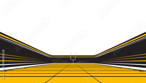 American football stadium. Sport arena
