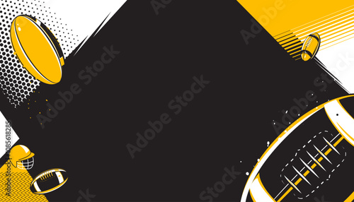 American football background. Sport concept
