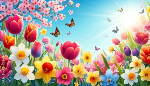 tulips background