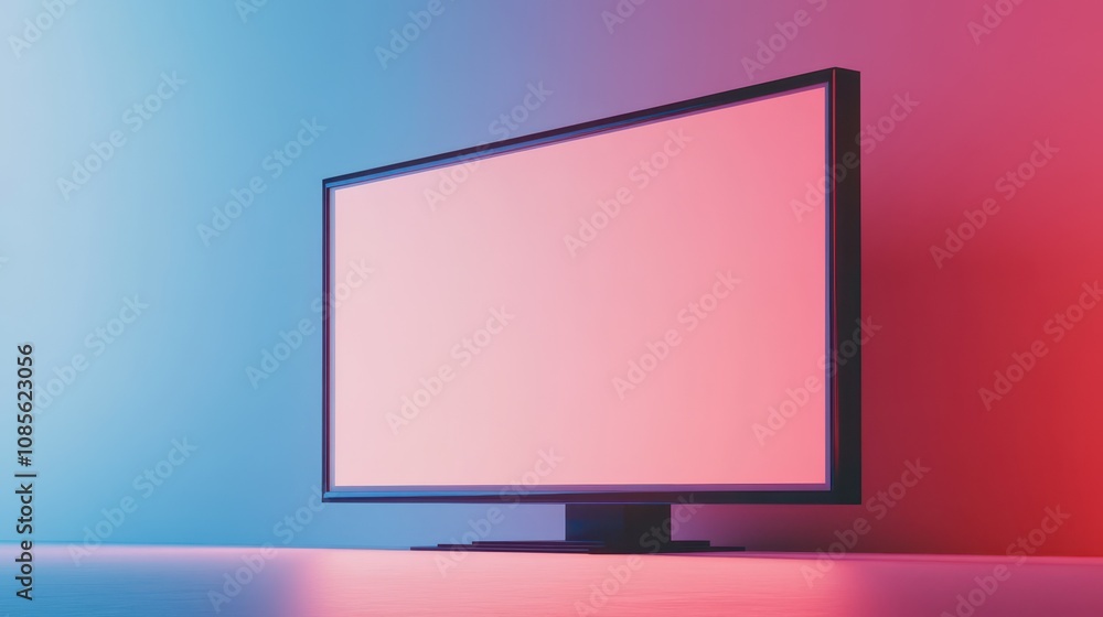 Isolated modern image of an online presentation screen and pointer on a white background symbolizing virtual lectures and webinars Isolated modern image of an online presentation screen and pointer on a white background symbolizing virtual lectures and webinars