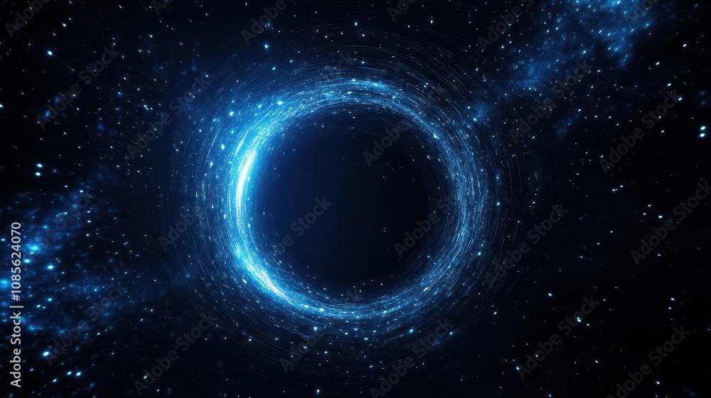 Starscape with blank area in the center, ready for text or logos, galaxy background, infinite universe Starscape with blank area in the center, ready for text or logos, galaxy background, infinite universe