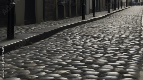 Cobblestone Street Lane Old City European Architecture photo