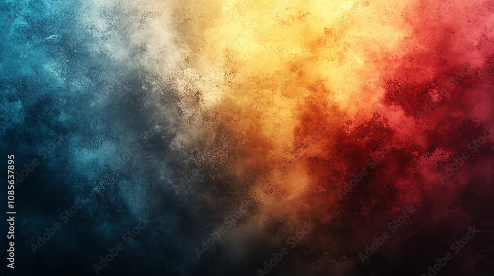 Fototapeta premium digital grainy gradient showcasing a colorful soft blur, symbolizing harmony, transformation, and abstract beauty with flowing colors representing fluidity and interconnectedness in a modern, vibrant 