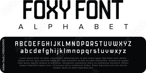 Luxury Foxy alphabet letters font for logo