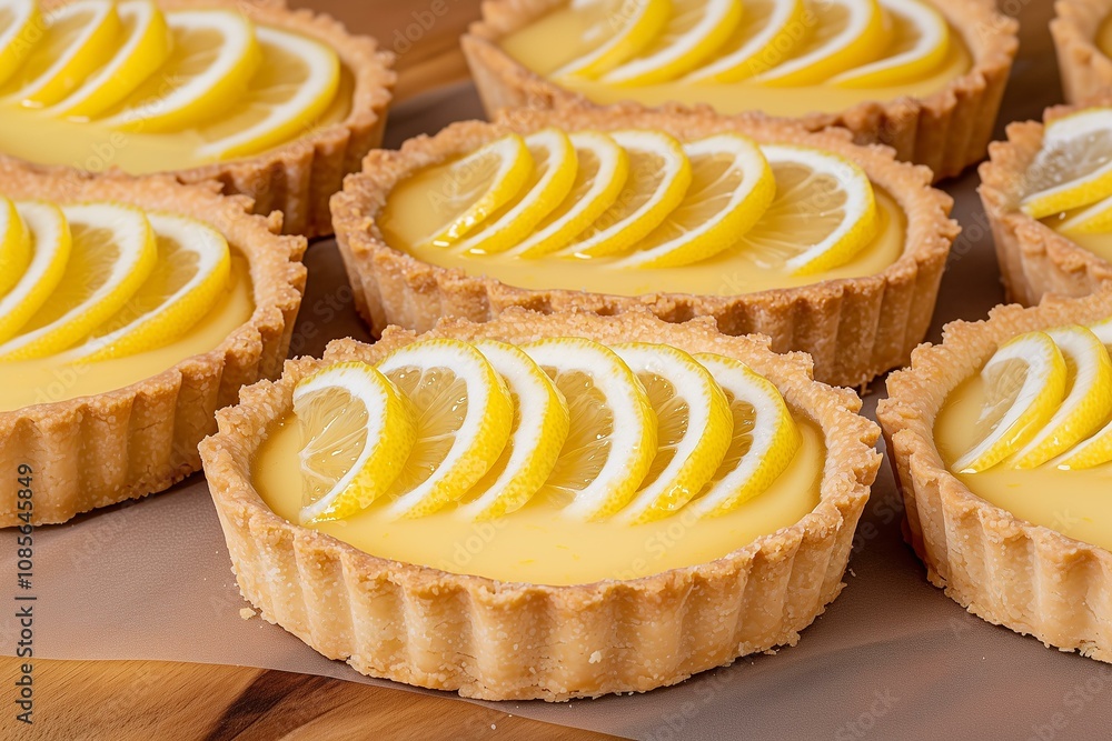 Close-Up of a Lemon Tart, Featuring a Perfectly Crisp Crust and Citrusy Filling. Perfect for Patisserie Promotions, Recipe Posts, or Dessert-Themed Content. Close-Up of a Lemon Tart, Featuring a Perfectly Crisp Crust and Citrusy Filling. Perfect for Patisserie Promotions, Recipe Posts, or Dessert-Themed Content.