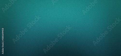 Teal and aqua color background with grainy gradient effect, dark background grainy gradient texture