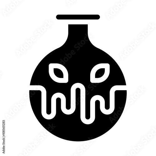 Biogas Research solid icon