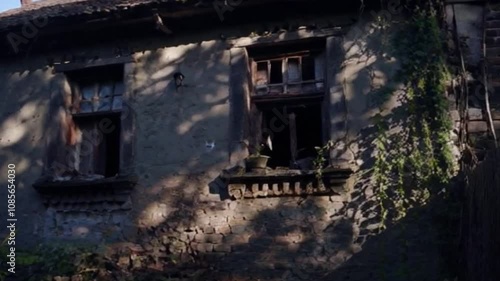 very scary and spooky old building