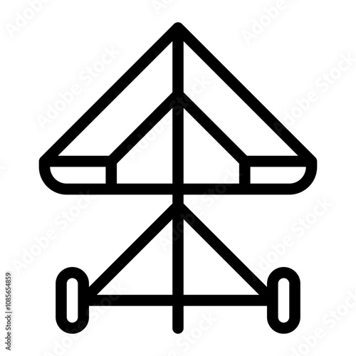 Gliding icon