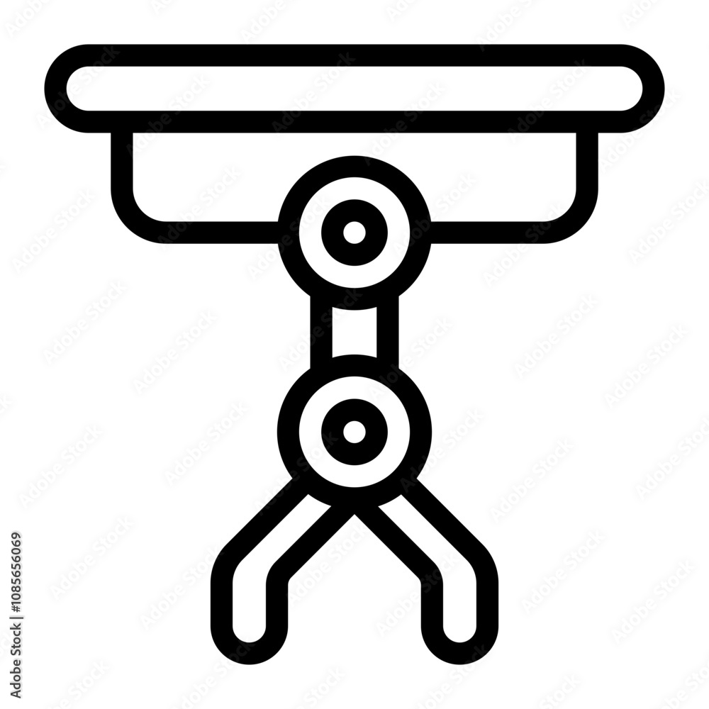 Mechanical Line Icon Mechanical Line Icon