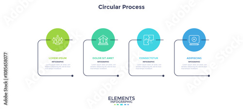 Modern Infographic Vector Template
