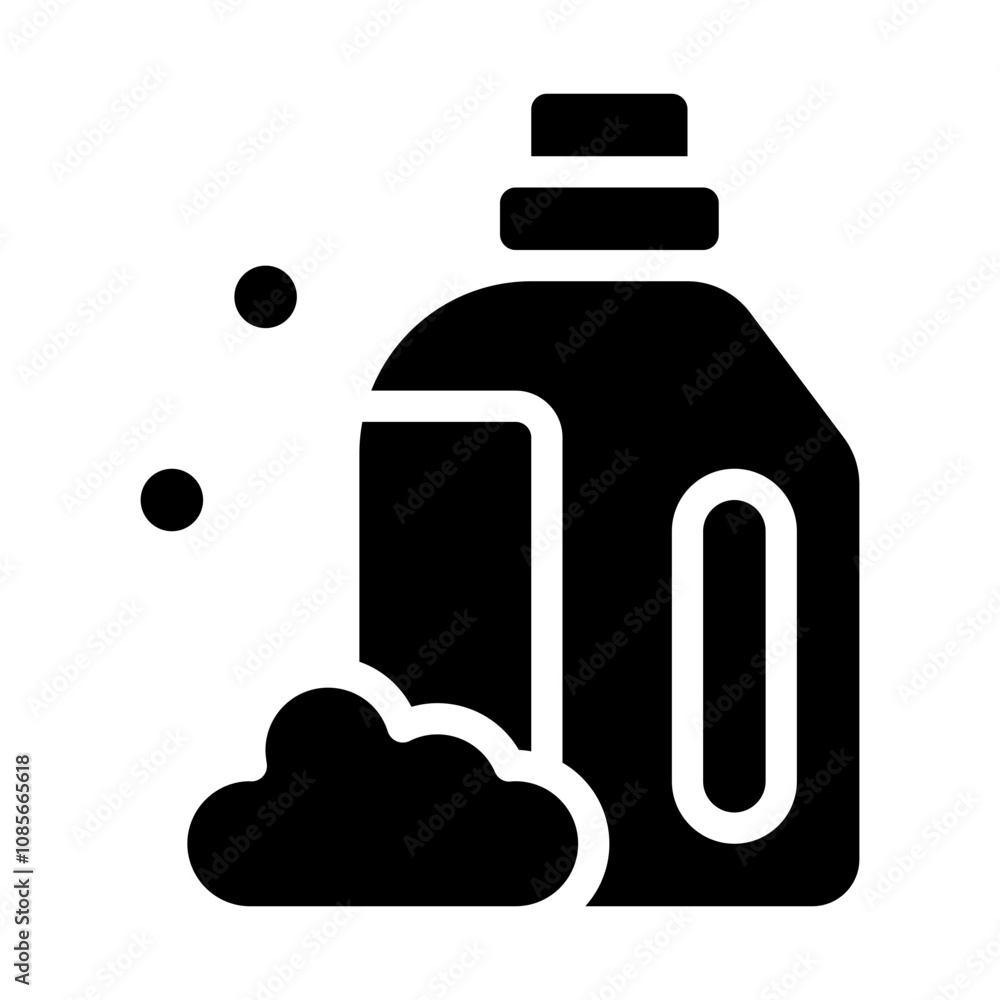 Fototapeta premium Detergent solid icon