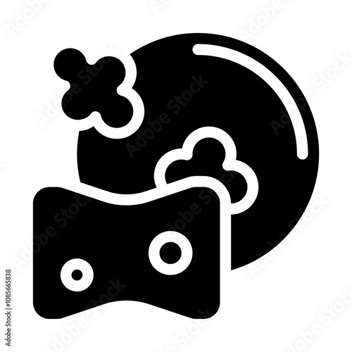 Fotografie Dishwashing solid icon