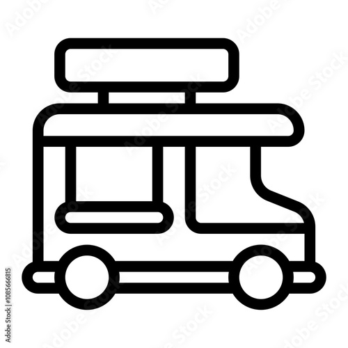 Food Truck line icon