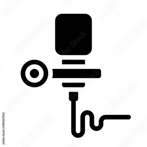 Lavalier solid icon