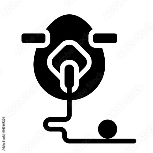 Oxygen Mask solid icon