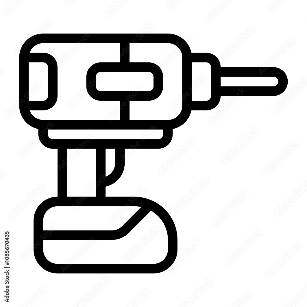 Screwdriver line icon Screwdriver line icon