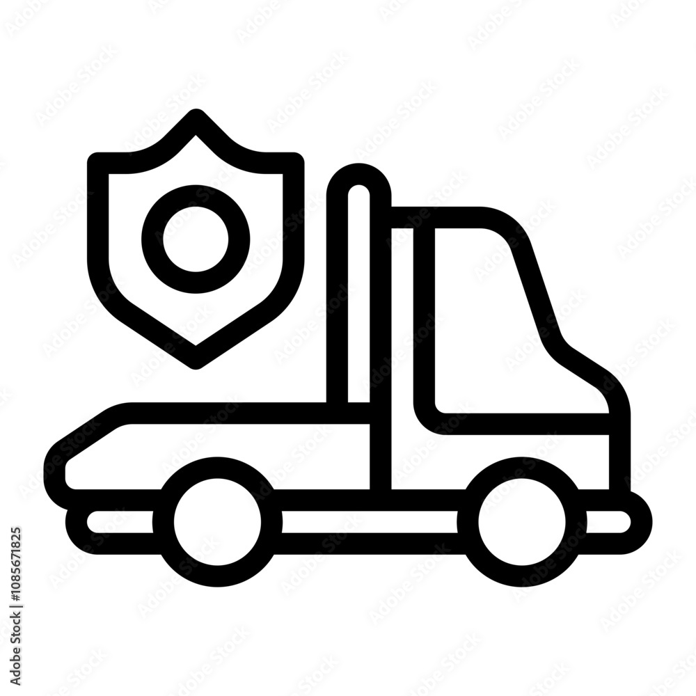 Tow Truck line icon Tow Truck line icon