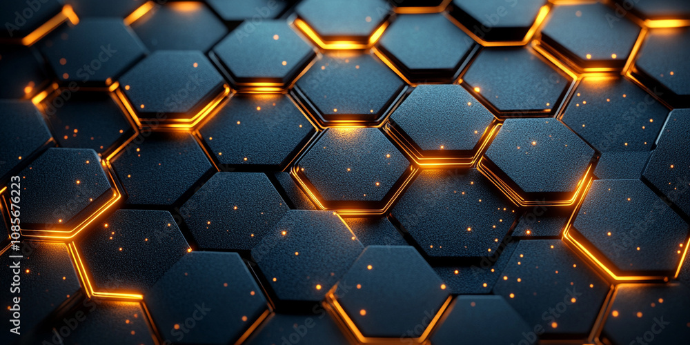 black hexagonal shapes black hexagonal shapes