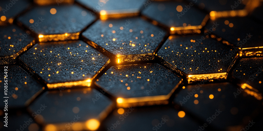 black hexagonal shapes black hexagonal shapes