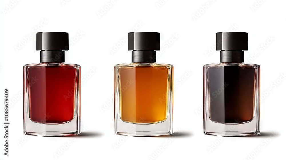 Men's perfume in a bottle on an isolated background Men's perfume in a bottle on an isolated background