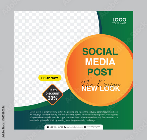 Digital Marketing Agency social media post template. official Social media ads vector templates fully editable, advertising design, business and corporate social media post and web banner