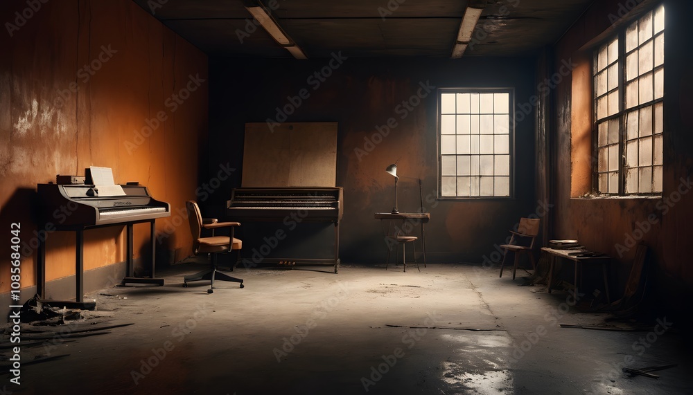 interior of an old abandoned house interior of an old abandoned house