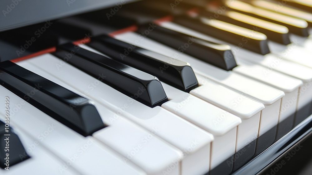 piano keyboard with blurred background showcasing the keys in focus and a sense of depth, evoking music, melody, and artistry in a serene atmosphere piano keyboard with blurred background showcasing the keys in focus and a sense of depth, evoking music, melody, and artistry in a serene atmosphere